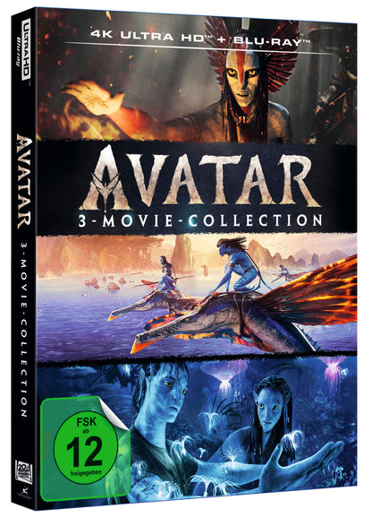 Avatar 3-Movie-Collection 4K UHD + Blu-ray BluRay