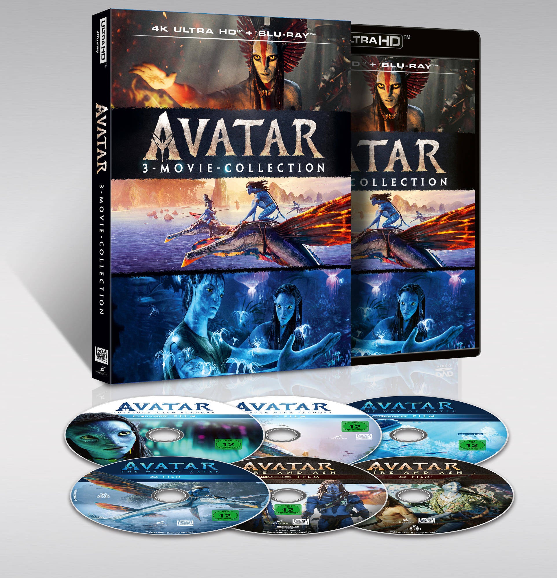 Avatar 3-Movie-Collection 4K UHD + Blu-ray BluRay