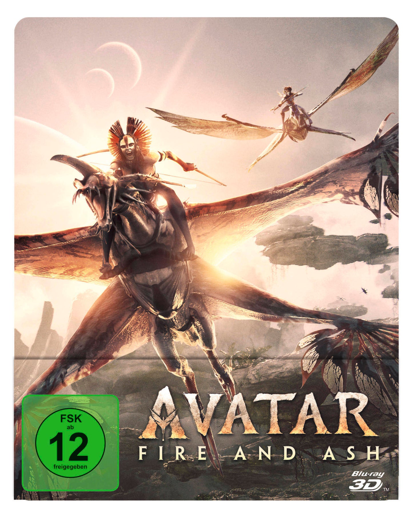Avatar: Fire and Ash - Lim. Steelbook 3D Blu-ray + 2D Blu-ray + Bonus-Blu-ray BluRay