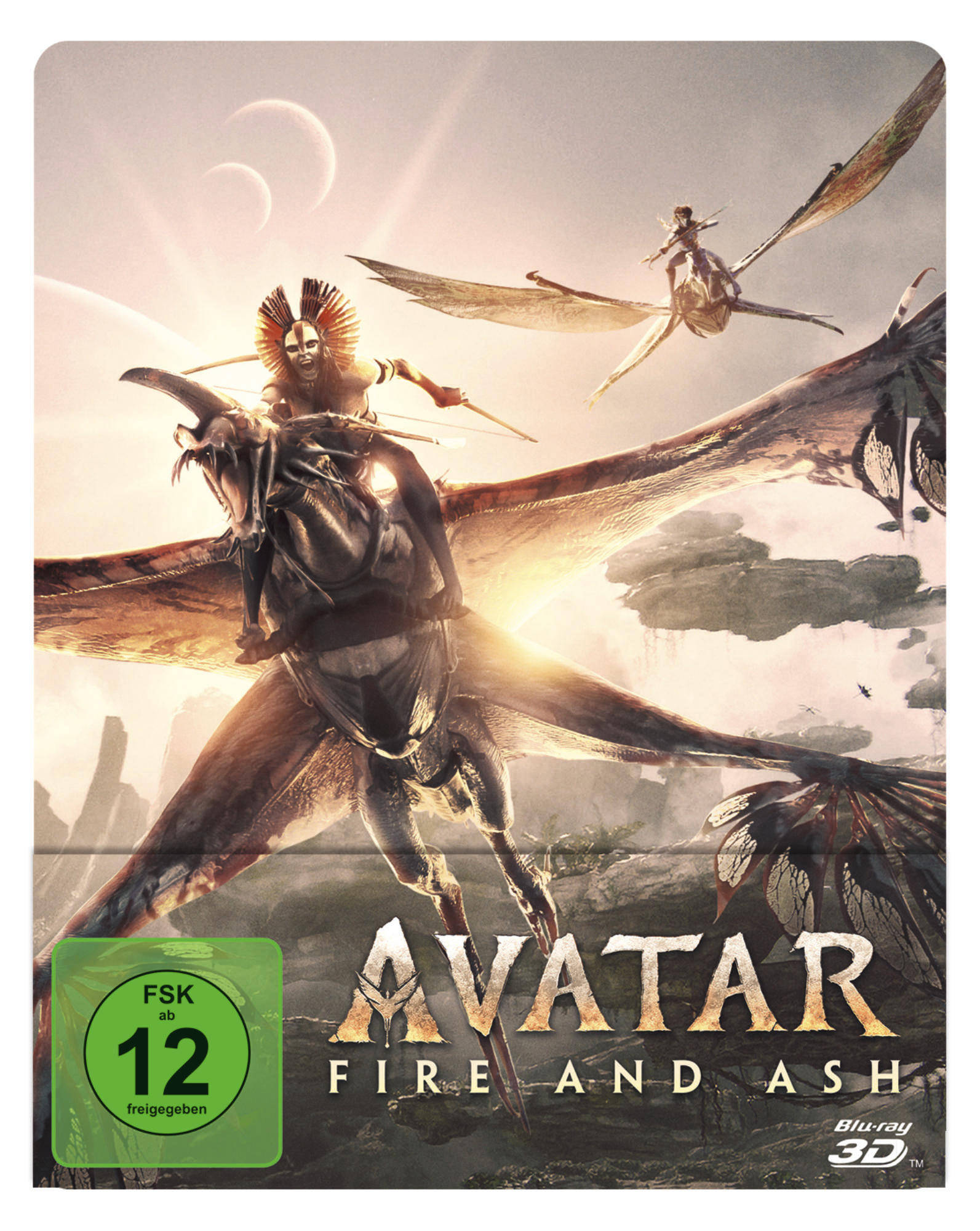 Avatar: Fire and Ash - Lim. Steelbook 3D Blu-ray + 2D Blu-ray + Bonus-Blu-ray BluRay