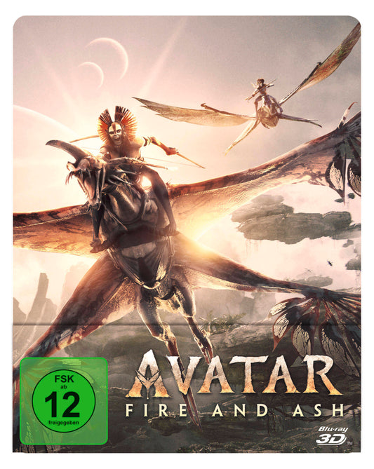 Avatar: Fire and Ash - Lim. Steelbook 3D Blu-ray + 2D Blu-ray + Bonus-Blu-ray