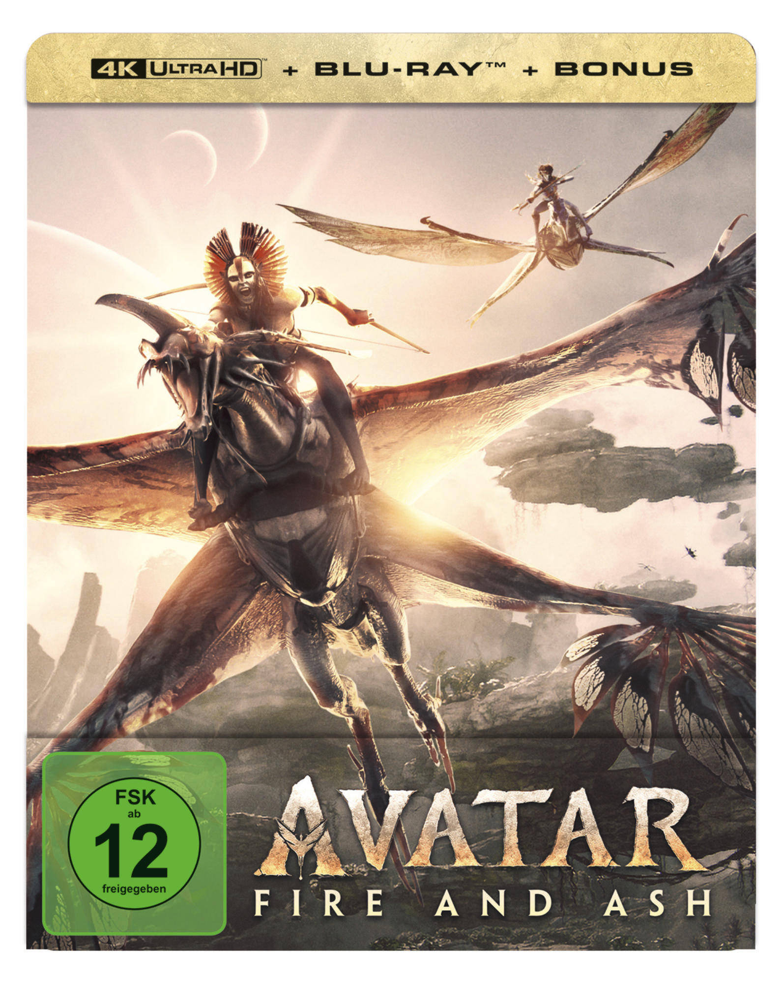 Avatar: Fire and Ash - Lim. Steelbook 4K UHD + Blu-ray + Bonus-Blu-ray BluRay
