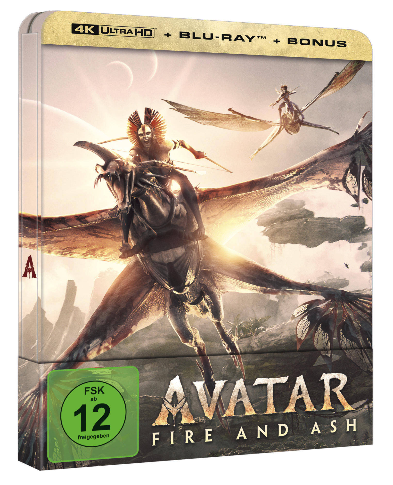 Avatar: Fire and Ash - Lim. Steelbook 4K UHD + Blu-ray + Bonus-Blu-ray BluRay