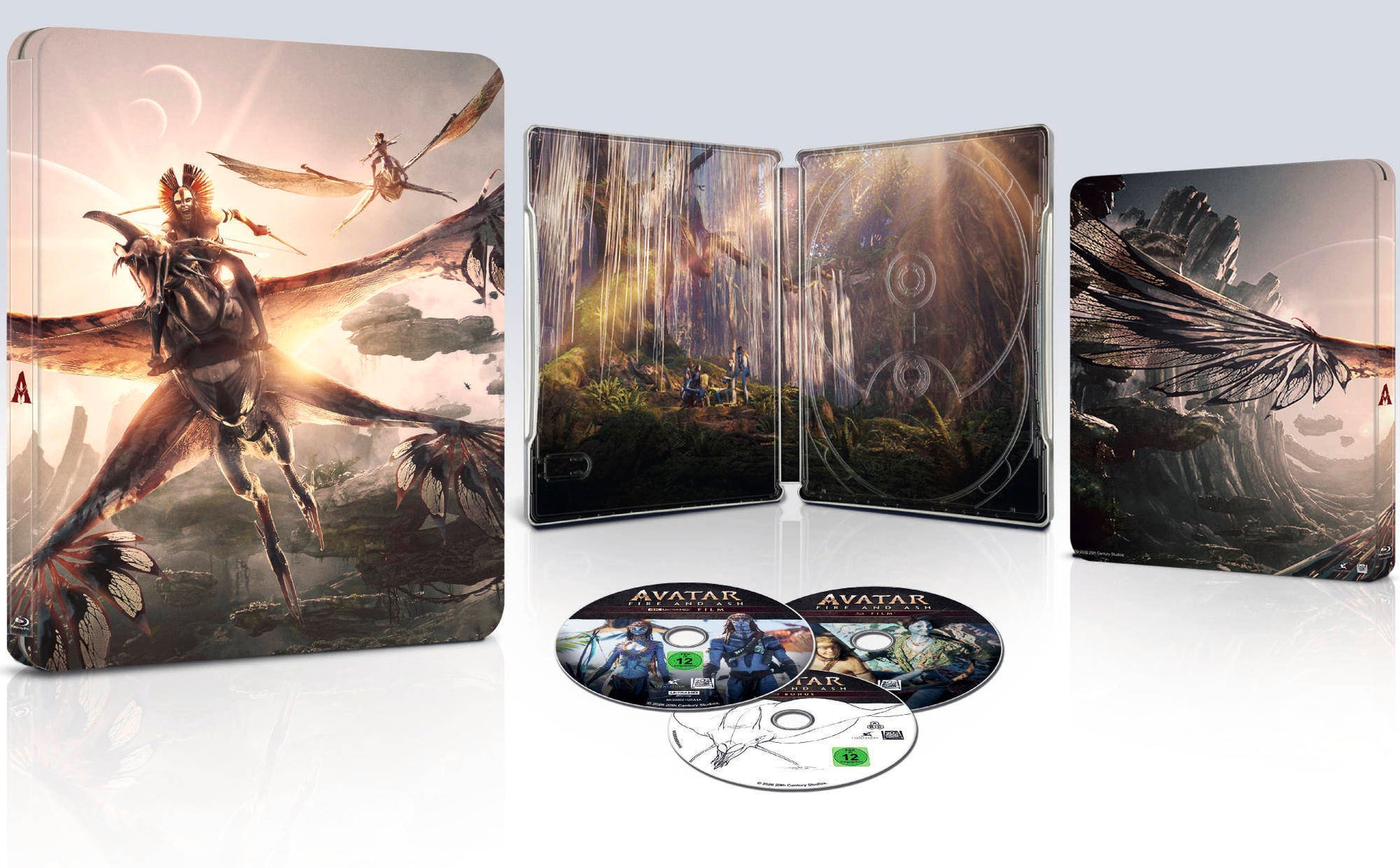 Avatar: Fire and Ash - Lim. Steelbook 4K UHD + Blu-ray + Bonus-Blu-ray BluRay