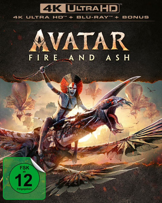 Avatar: Fire and Ash 4K UHD + Blu-ray + Bonus-Blu-ray