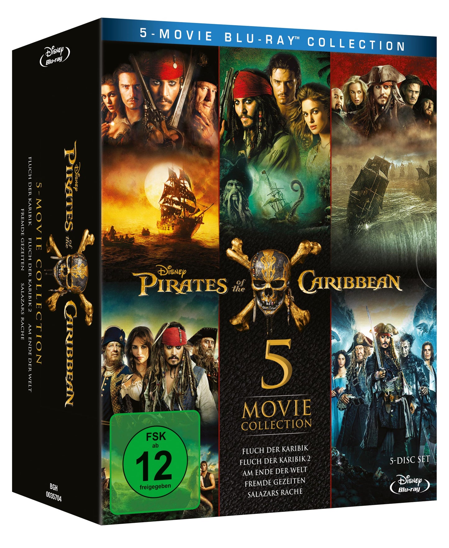 Pirates of the Caribbean 1-5