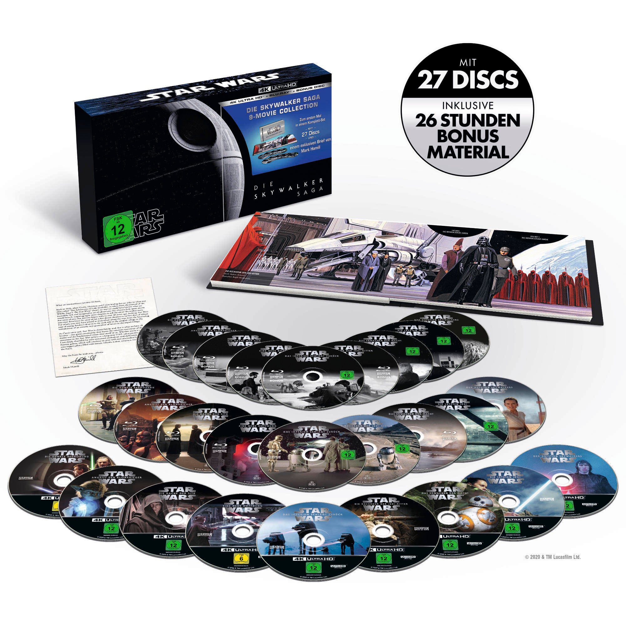 Star Wars 1-9 - Die Skywalker Saga 4K UHD + Blu-ray – LEONINE Studios