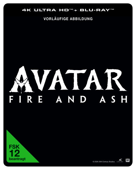 Avatar: Fire and Ash - Limitiertes Steelbook [4K UHD + Blu-ray + Bonus-Blu-ray] BluRay
