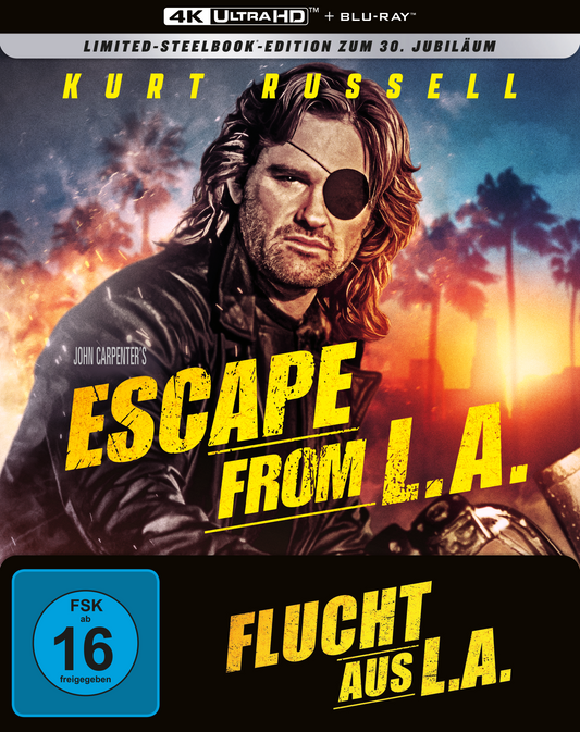 Flucht aus L.A. Lim. Steelbook (4K Ultra-HD) (+ Blu-ray) BluRay