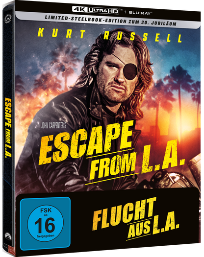 Flucht aus L.A. Lim. Steelbook (4K Ultra-HD) (+ Blu-ray) BluRay