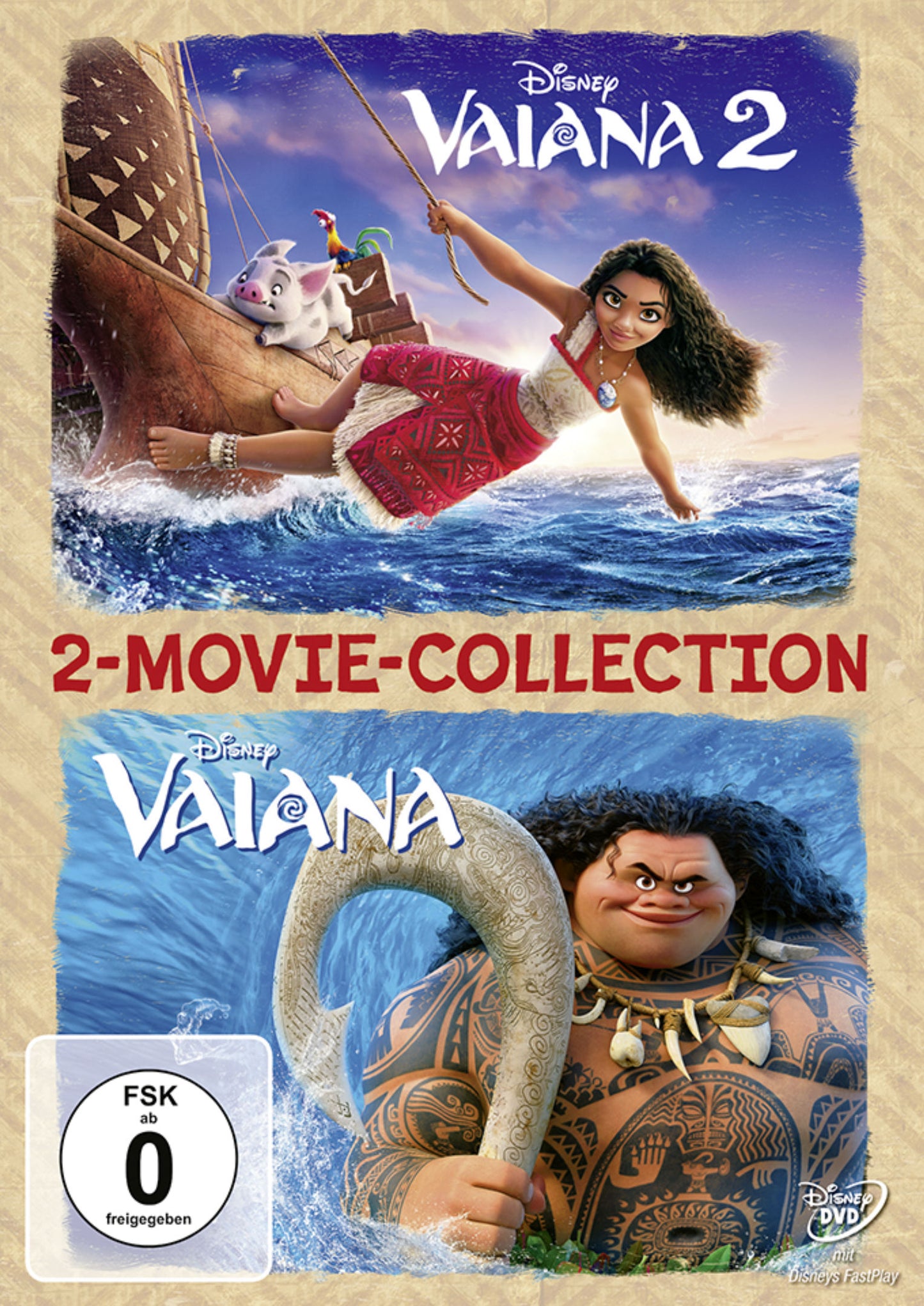 Vaiana 1+2 Blu-ray