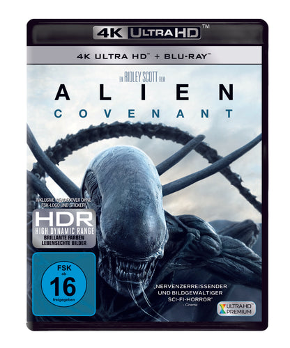 Alien: Covenant 4K UHD + Blu-ray