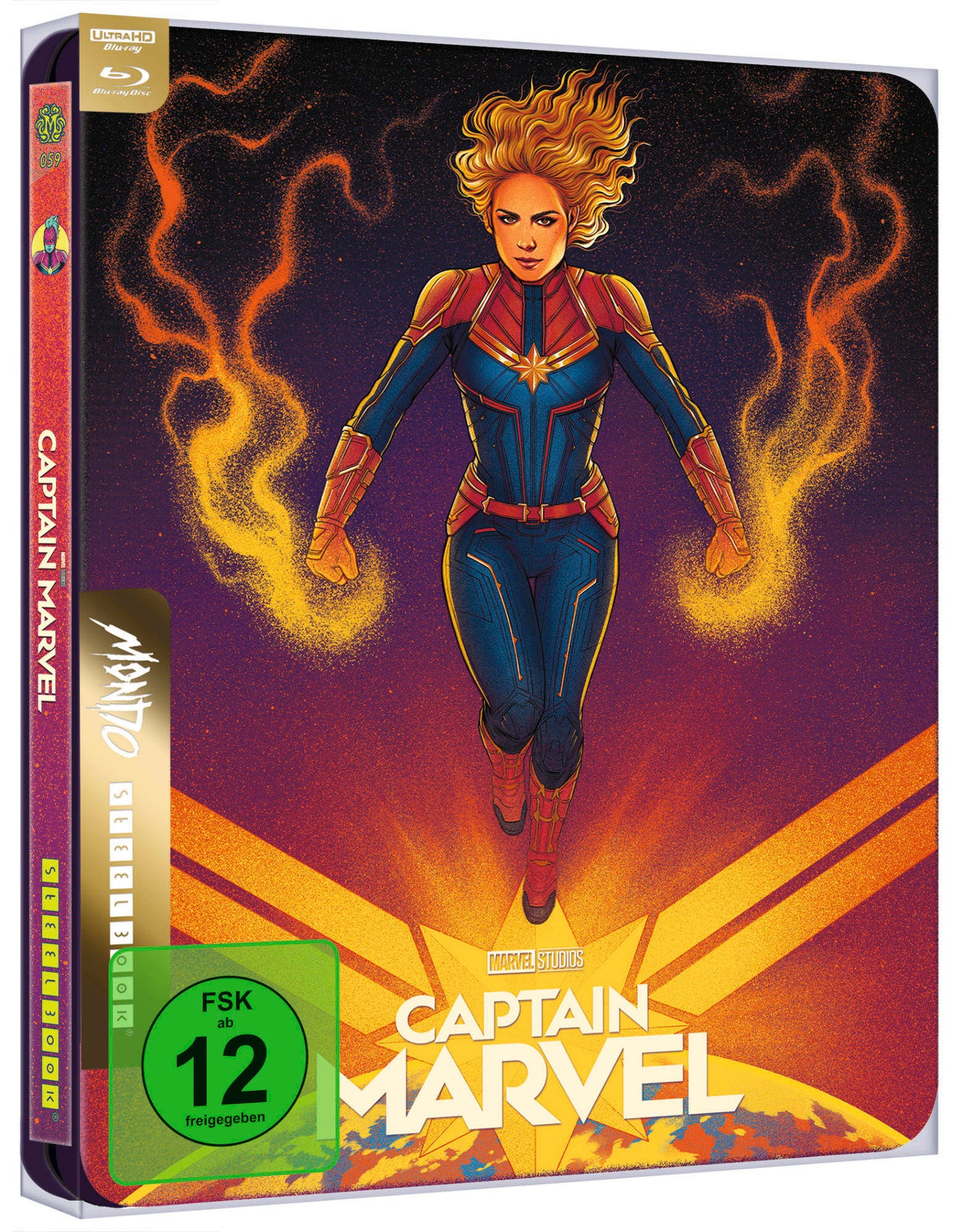 Captain Marvel 4K UHD + Blu-ray Mondo Edition (Steelbook)