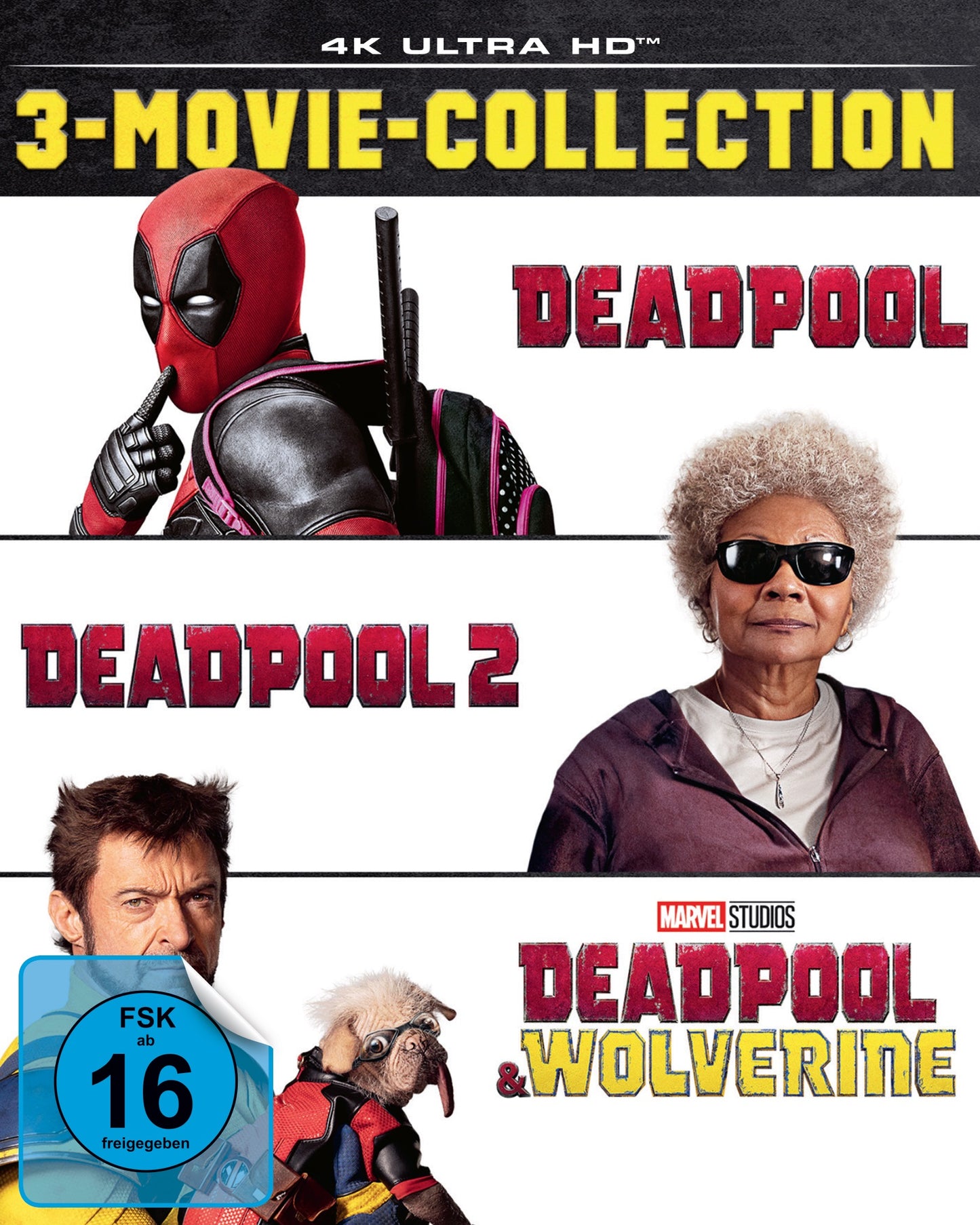 Deadpool 3-Movie-Collection 4K UHD + Blu-ray