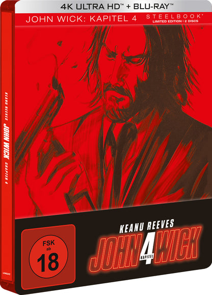 John Wick: Kapitel 4 4K UHD + Blu-ray (Lim. Steelbook)
