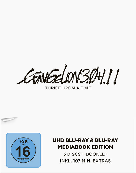 Evangelion: 3.0+1.11 Thrice Upon a Time 4K UHD + Blu-ray (Mediabook)