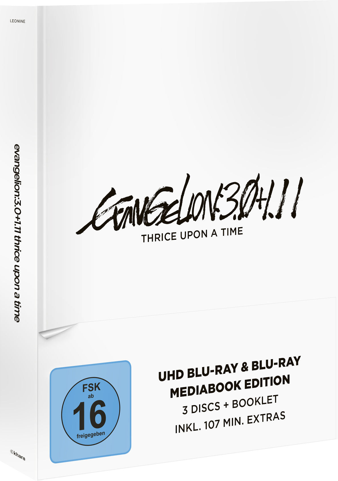 Evangelion: 3.0+1.11 Thrice Upon a Time 4K UHD + Blu-ray (Mediabook)