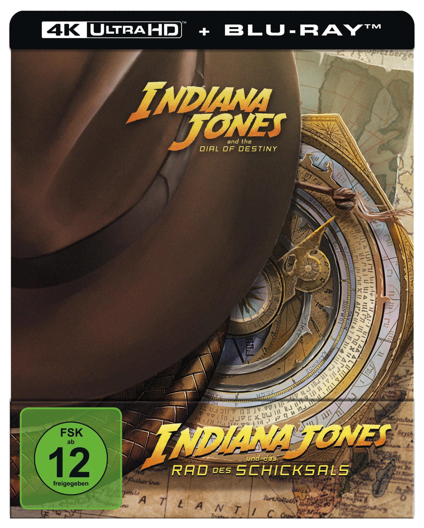 Indiana Jones und das Rad des Schicksals 4K UHD + Blu-ray (Steelbook)