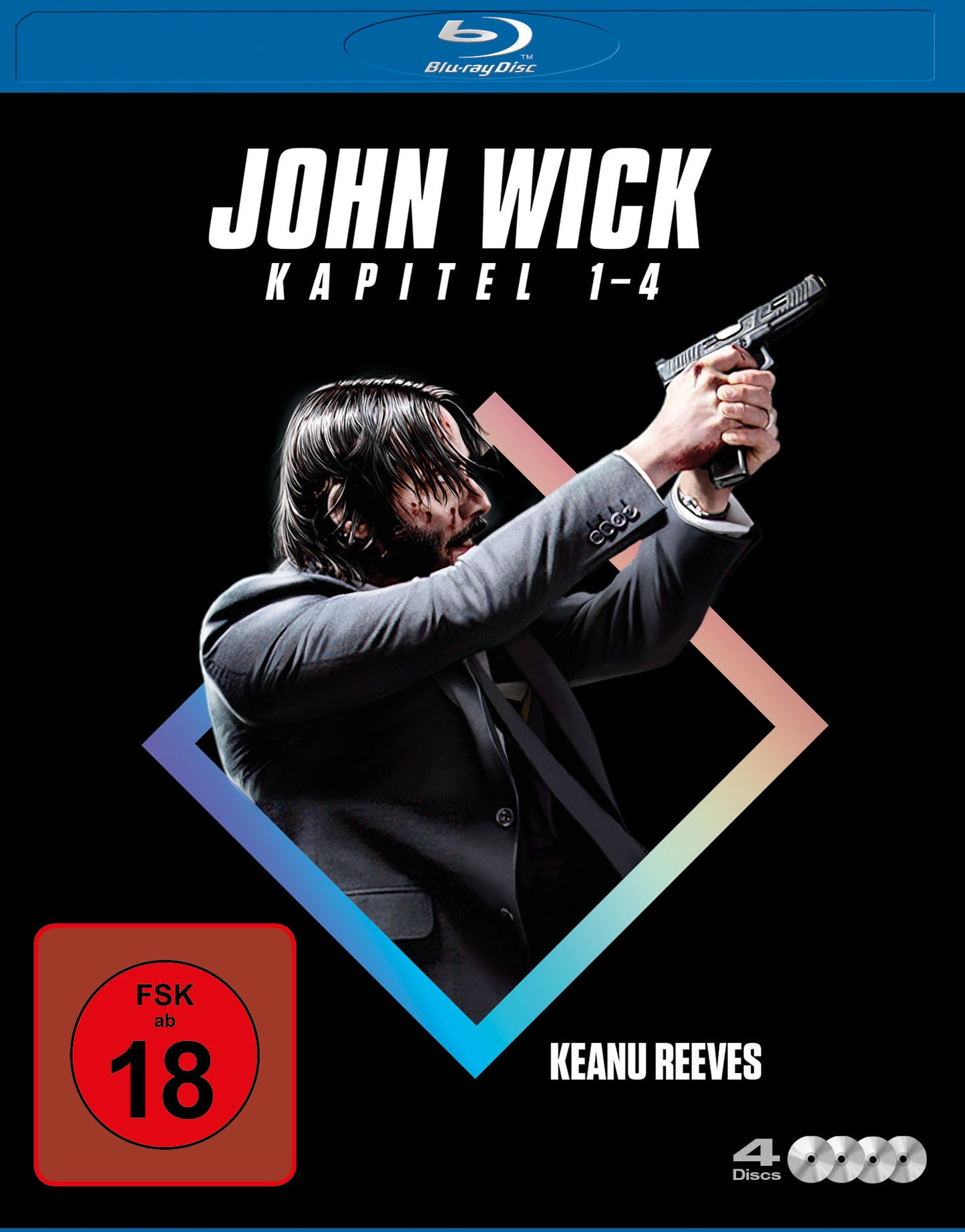 John Wick: Kapitel 1-4 Blu-ray