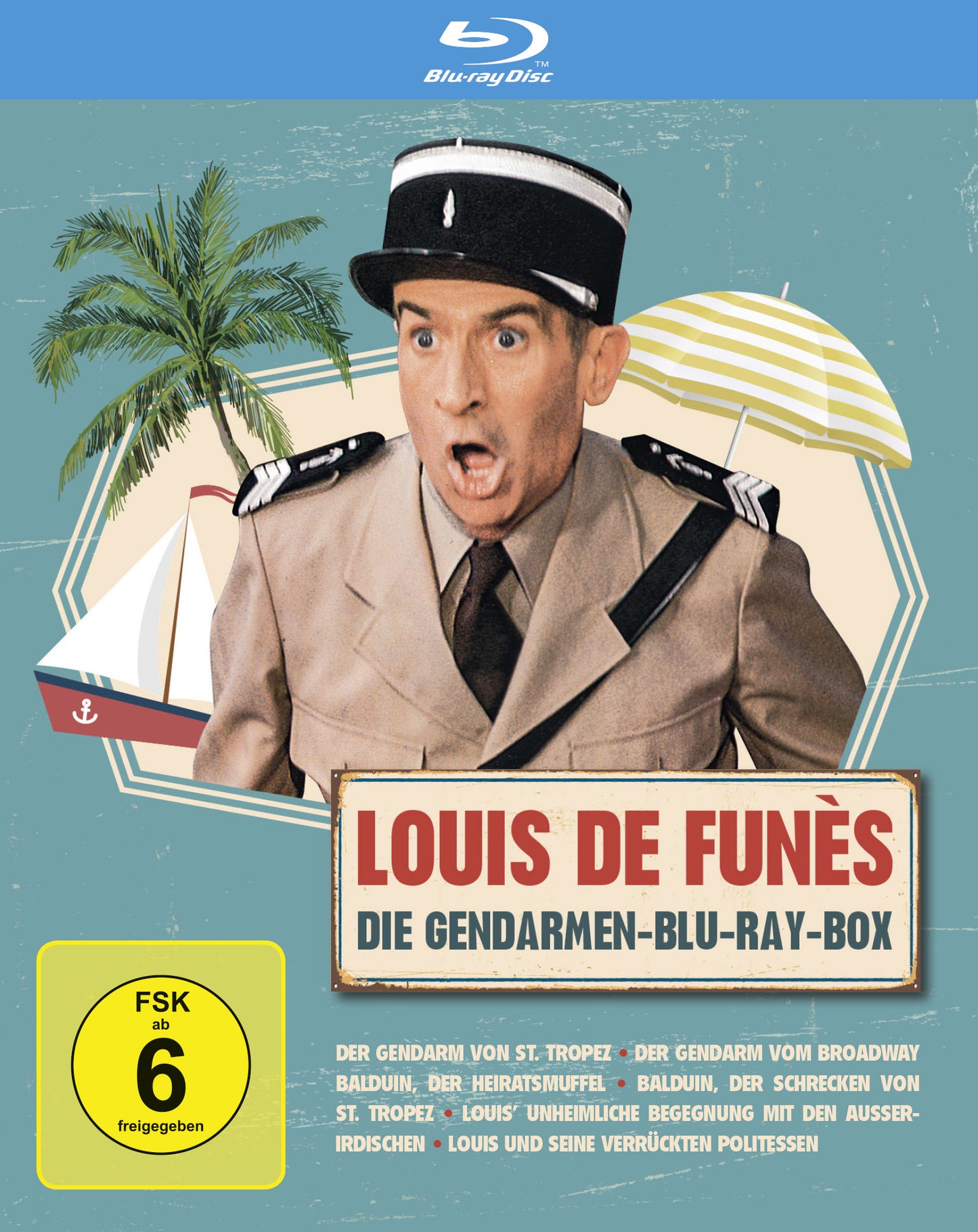 Louis de Funes - Gendarmen Blu-ray Box