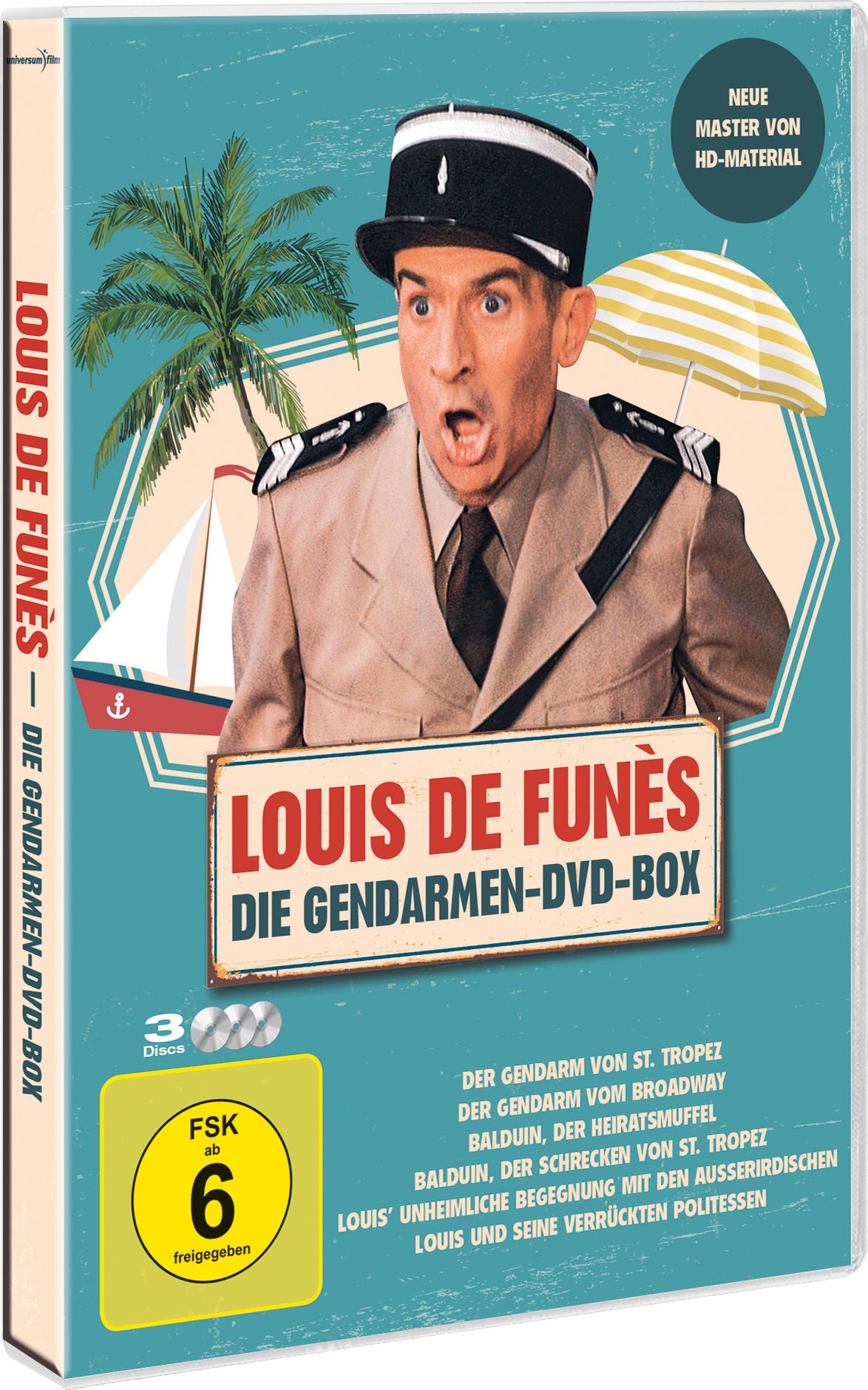 Louis de Funes - Gendarmen DVD Box