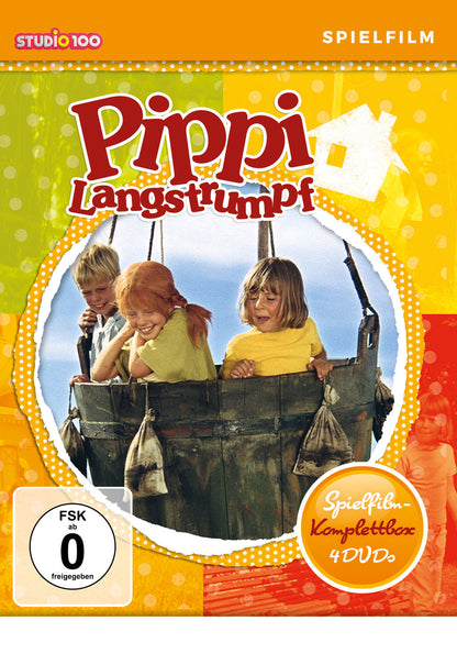 Pippi Langstrumpf - Spielfilm Komplettbox (4 DVDs)