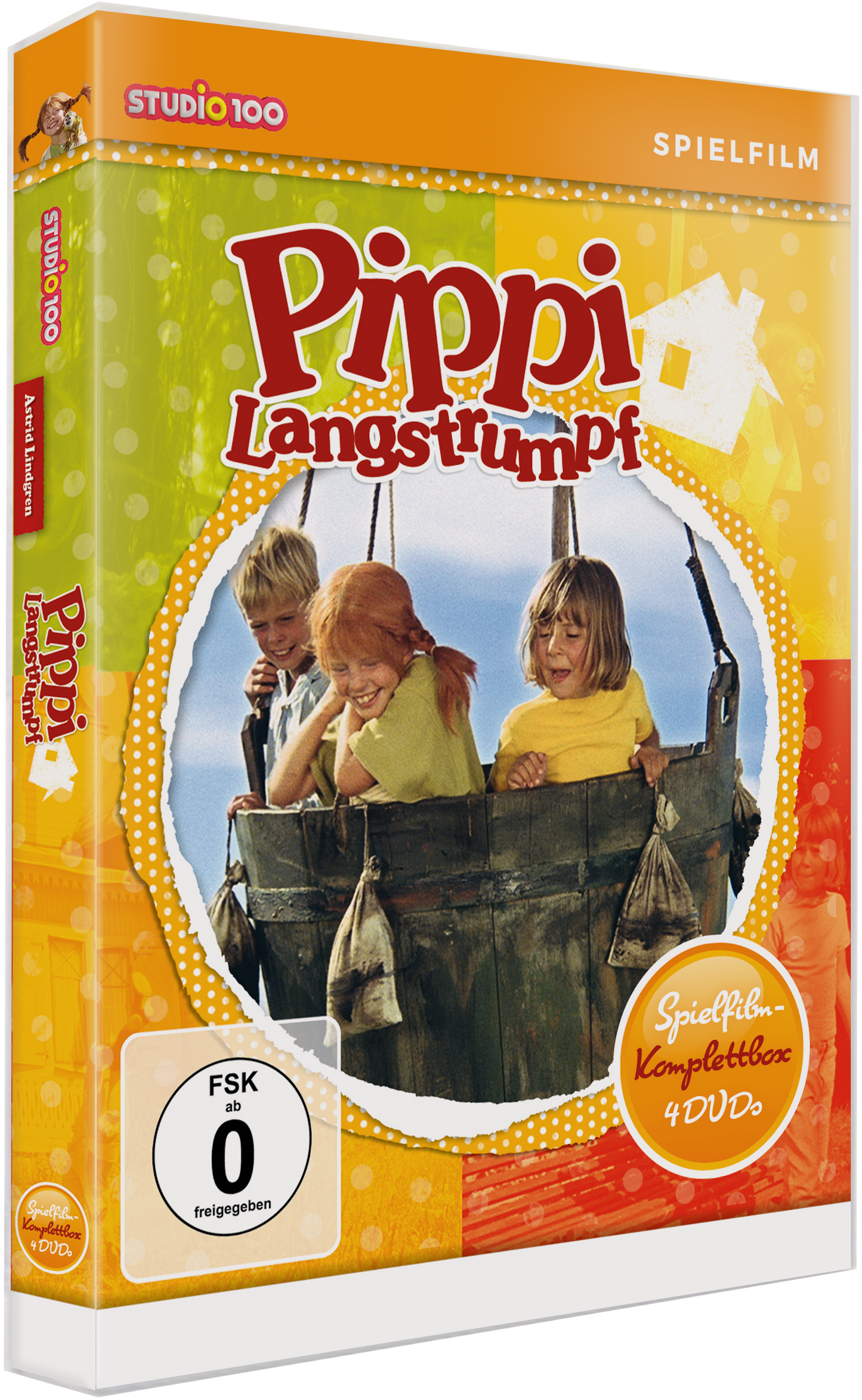 Pippi Langstrumpf - Spielfilm Komplettbox (4 DVDs)