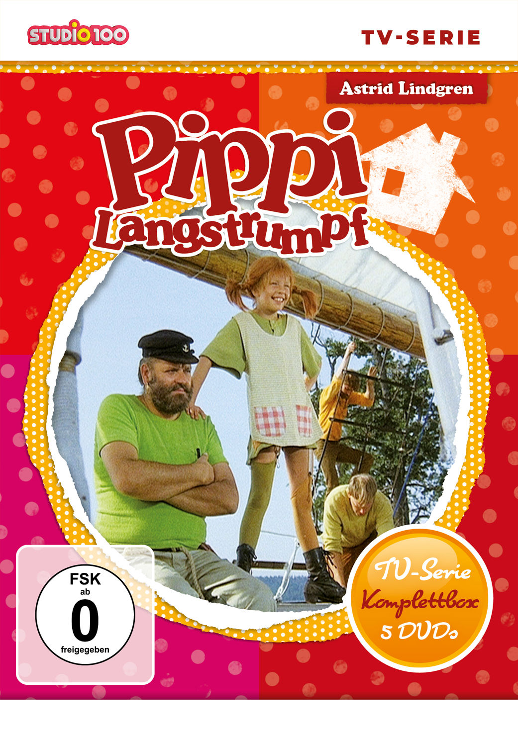 Pippi Langstrumpf - TV-Serien Komplettbox (5 DVDs) DVD
