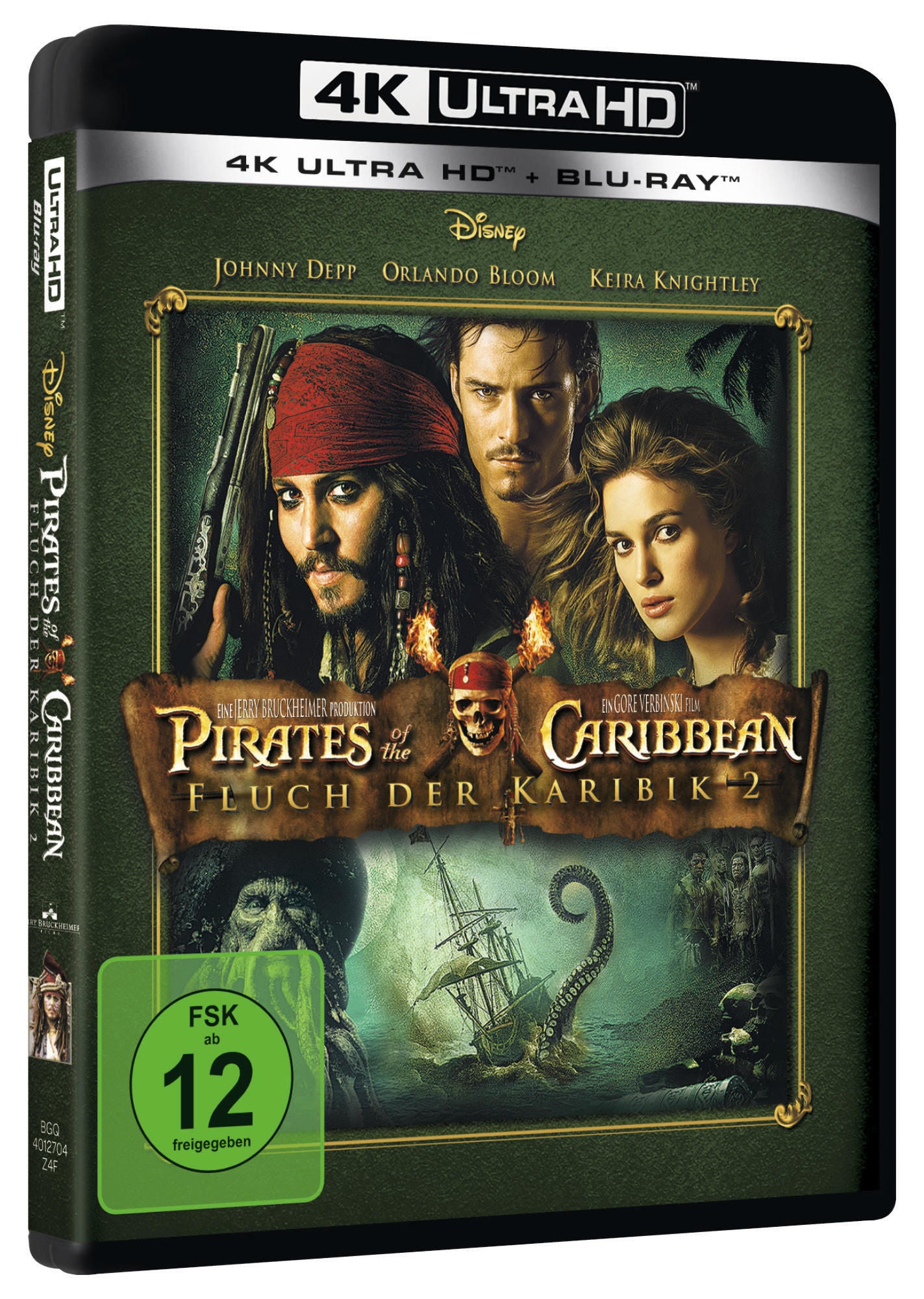 Pirates of the Caribbean - Fluch der Karibik 2 4K UHD + Blu-ray