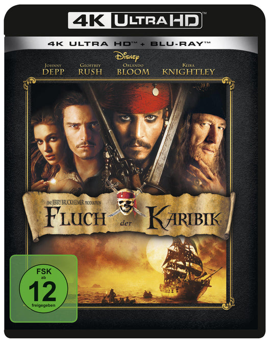 Pirates of the Caribbean - Fluch der Karibik 4K UHD + Blu-ray