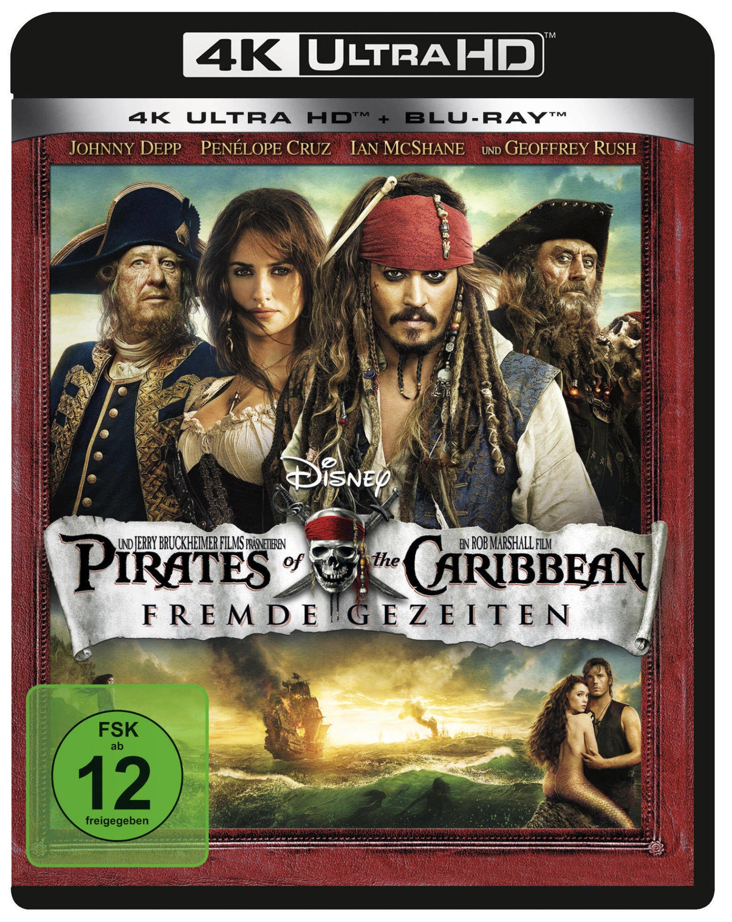 Pirates of the Caribbean - Fremde Gezeiten 4K UHD + Blu-ray