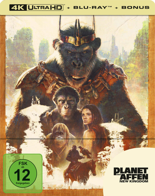 Planet der Affen: New Kingdom 4K UHD + Blu-ray (Lim. Steelbook)