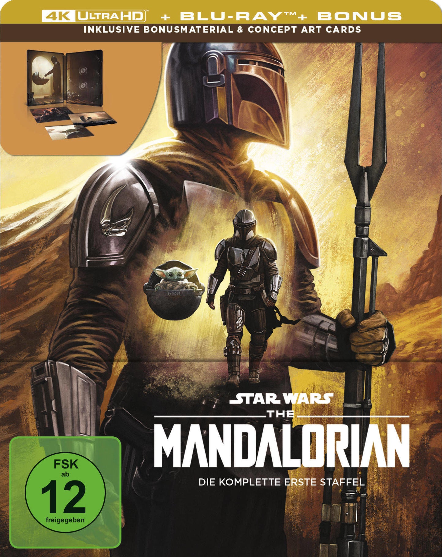 The Mandalorian - Staffel 1 4K UHD + Blu-ray (Lim. Steelbook)