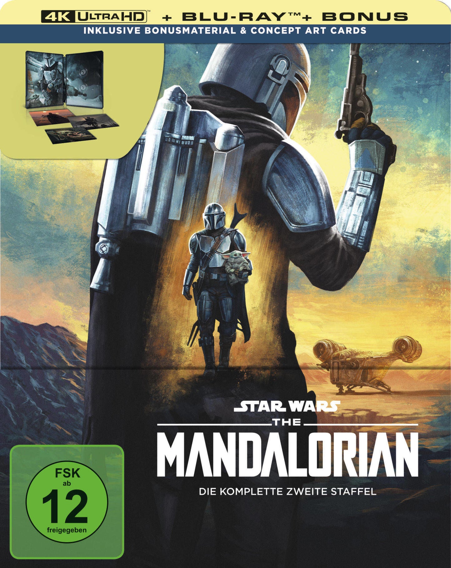 The Mandalorian - Staffel 2 4K UHD + Blu-ray (Lim. Steelbook)