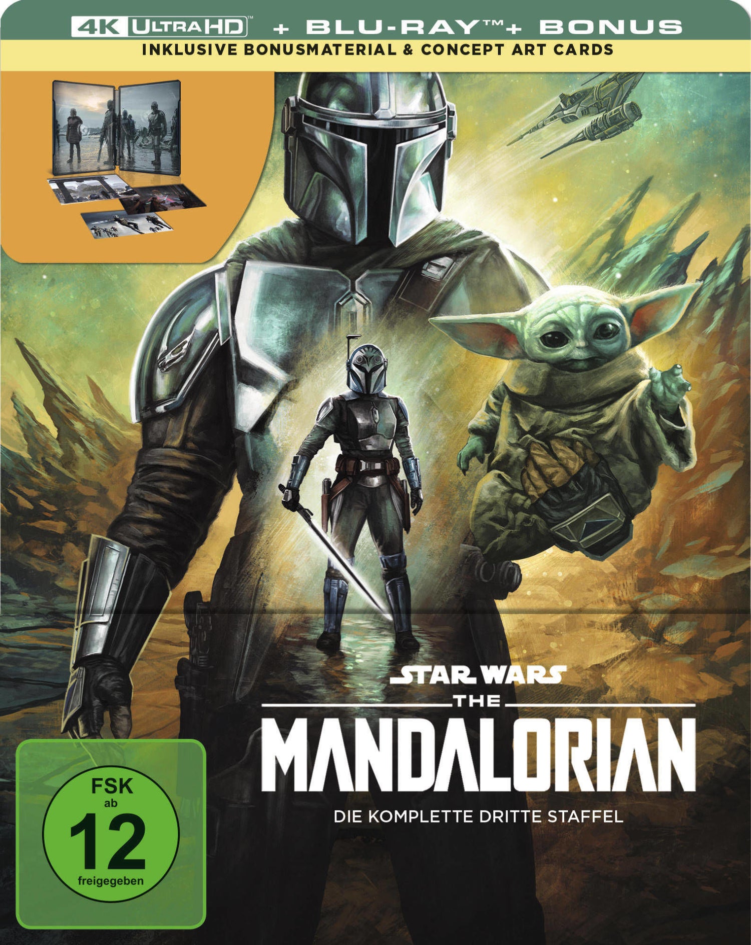 The Mandalorian - Staffel 3 4K UHD + Blu-ray (Lim. Steelbook) BluRay