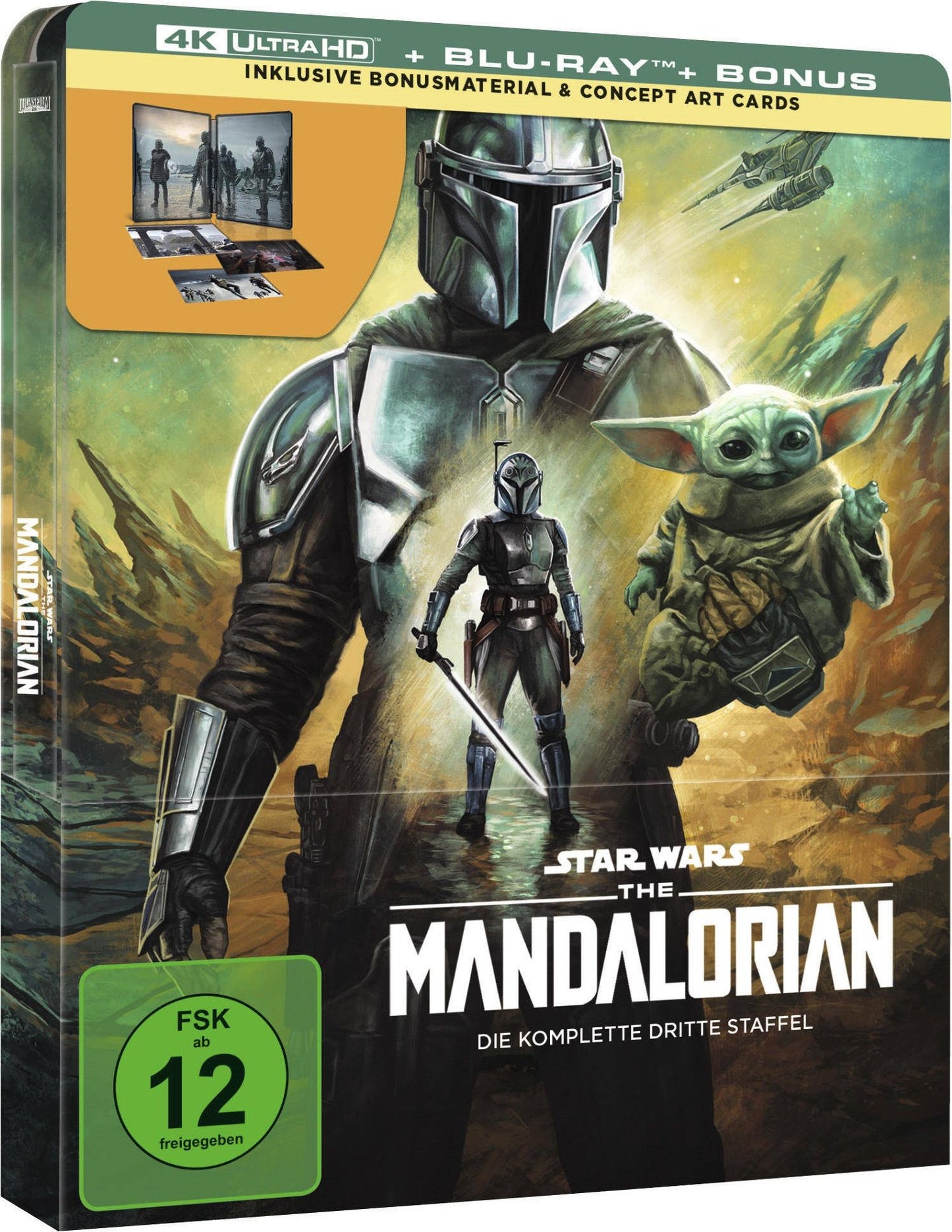 The Mandalorian - Staffel 3 4K UHD + Blu-ray (Lim. Steelbook)