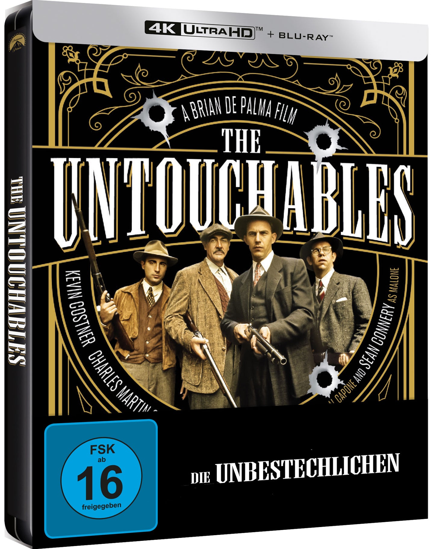 The Untouchables - Die Unbestechlichen 4K UHD + Blu-ray Lim. Steelbook BluRay