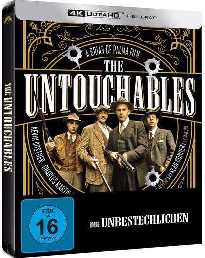 The Untouchables - Die Unbestechlichen 4K UHD + Blu-ray Lim. Steelbook BluRay
