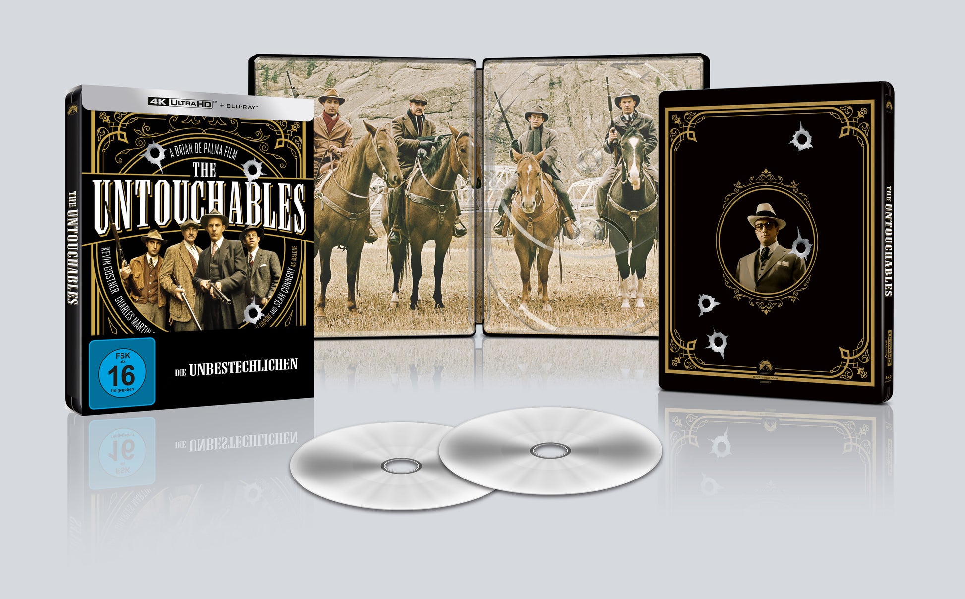 The Untouchables - Die Unbestechlichen 4K UHD + Blu-ray Lim. Steelbook BluRay