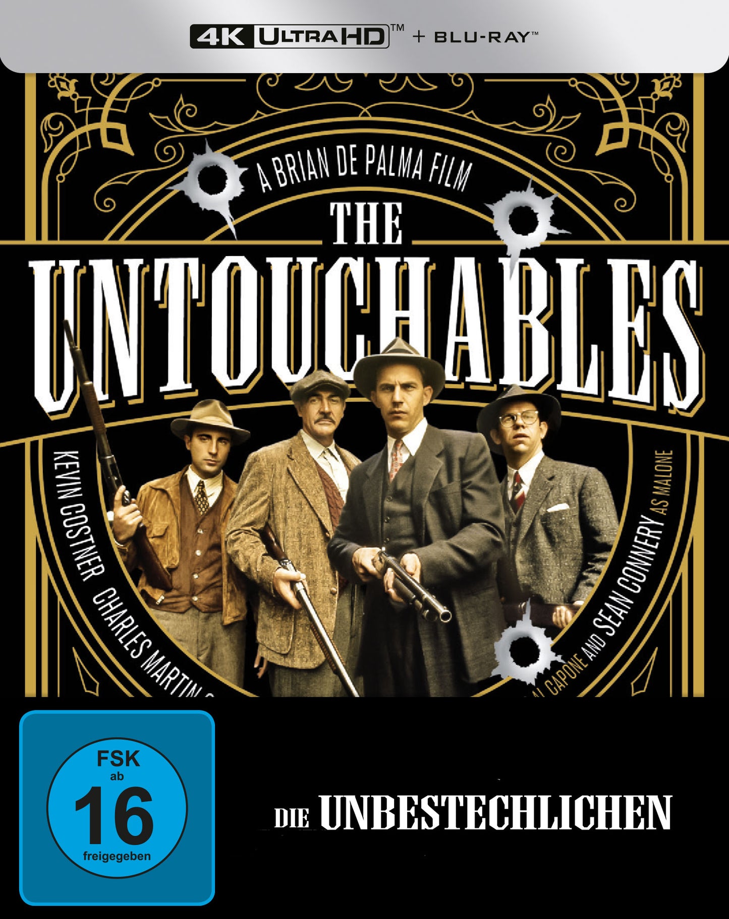The Untouchables - Die Unbestechlichen 4K UHD + Blu-ray Lim. Steelbook BluRay