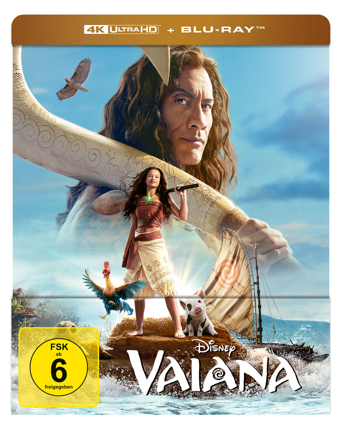 Vaiana (Live Action) 4K UHD + Blu-ray (Lim. Steelbook) 4K UHD