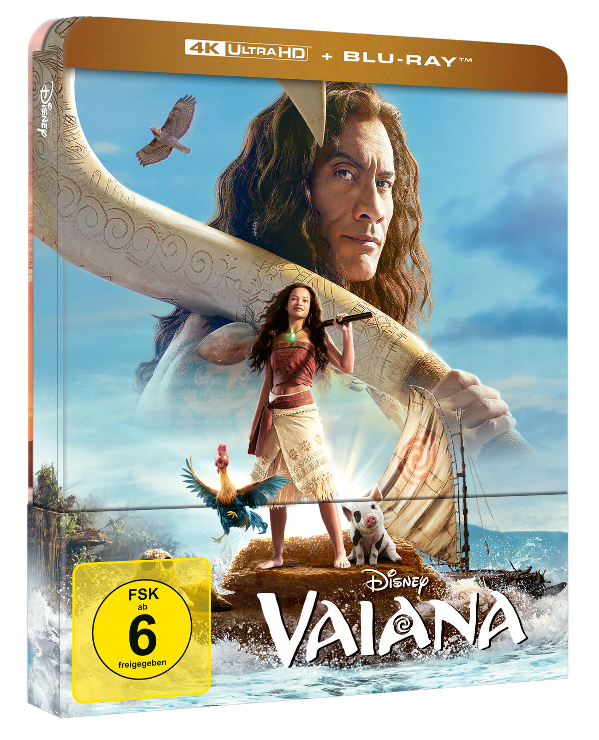 Vaiana (Live Action) 4K UHD + Blu-ray (Lim. Steelbook) 4K UHD
